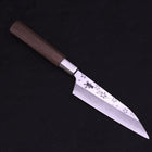 Petty Silver Steel #3 Walnut Sakura Handle 135mm-Silver Steel #3-Japanese Handle-[Musashi]-[Japanese-Kitchen-Knives]