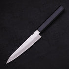 Petty Stainless Clad Blue Super Polished Dark Blue Handle 145mm-Blue Super-Polished-Japanese Handle-[Musashi]-[Japanese-Kitchen-Knives]