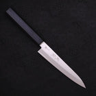 Petty Stainless Clad Blue Super Polished Dark Blue Handle 145mm-Blue Super-Polished-Japanese Handle-[Musashi]-[Japanese-Kitchen-Knives]