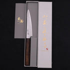 Petty VG-10 Damascus Sumi Urushi Handle 130mm-VG-10-Damascus-Japanese Handle-[Musashi]-[Japanese-Kitchen-Knives]