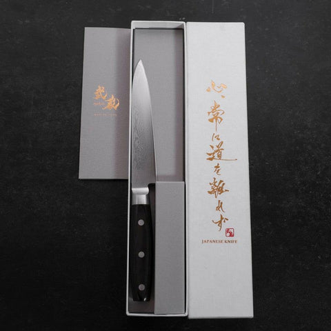 Petty VG-10 Damascus Western Handle 135mm-VG-10-Damascus-Western Handle-[Musashi]-[Japanese-Kitchen-Knives]