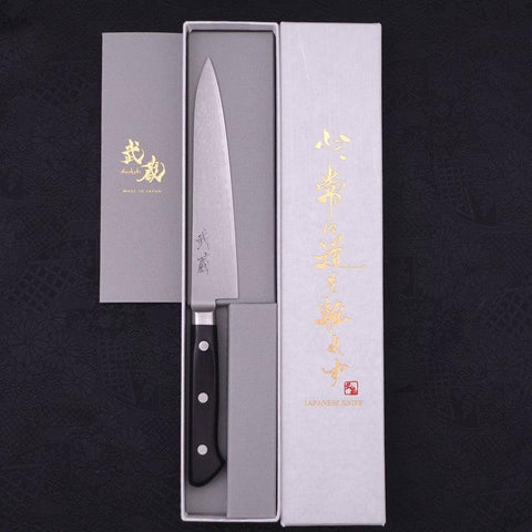 Petty VG-10 Damascus Western Handle 150mm-VG-10-Damascus-Western Handle-[Musashi]-[Japanese-Kitchen-Knives]