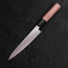 Petty VG-10 Tsuchime Damascus Walnut Handle 150mm-VG-10-Damascus-Japanese Handle-[Musashi]-[Japanese-Kitchen-Knives]