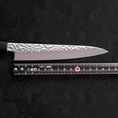 Petty VG-10 Tsuchime Damascus Walnut Handle 150mm-VG-10-Damascus-Japanese Handle-[Musashi]-[Japanese-Kitchen-Knives]