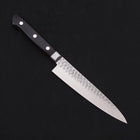 Petty VG-10 Tsuchime Damascus Western Black Handle 135mm-VG-10-Damascus-Western Handle-[Musashi]-[Japanese-Kitchen-Knives]