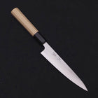 Petty White steel #1 Polished Buffalo Magnolia Handle 135mm-White steel #1-Polished-Japanese Handle-[Musashi]-[Japanese-Kitchen-Knives]