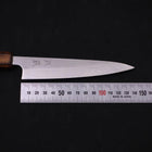 Petty White steel #1 Polished Sumi Urushi Handle 135mm-White steel #1-Polished-Japanese Handle-[Musashi]-[Japanese-Kitchen-Knives]