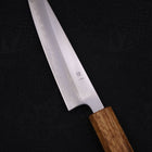 Petty White steel #1 Polished Yaki Urushi Handle 135mm-White steel #1-Polished-Japanese Handle-[Musashi]-[Japanese-Kitchen-Knives]