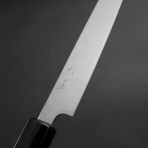 Petty ZA-18 Damascus Buffalo Magnolia Handle 150mm-[Musashi]-[Japanese-Kitchen-Knives]