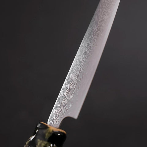 Petty ZA-18 Damascus Ceramics Dragon Handle 150mm-[Musashi]-[Japanese-Kitchen-Knives]