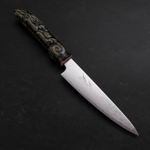 Petty ZA-18 Damascus Ceramics Dragon Handle 150mm-[Musashi]-[Japanese-Kitchen-Knives]