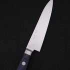 Petty knife AUS-8 Polished Western Blue Handle 120mm-AUS-8-Polished-Western Handle-[Musashi]-[Japanese-Kitchen-Knives]