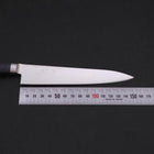 Petty knife AUS-8 Polished Western Blue Handle 150mm-AUS-8-Polished-Western Handle-[Musashi]-[Japanese-Kitchen-Knives]