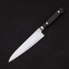 Petty knife AUS-8 Polished Western Green Handle 120mm-AUS-8-Polished-Western Handle-[Musashi]-[Japanese-Kitchen-Knives]