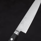 Petty knife AUS-8 Polished Western Green Handle 120mm-AUS-8-Polished-Western Handle-[Musashi]-[Japanese-Kitchen-Knives]