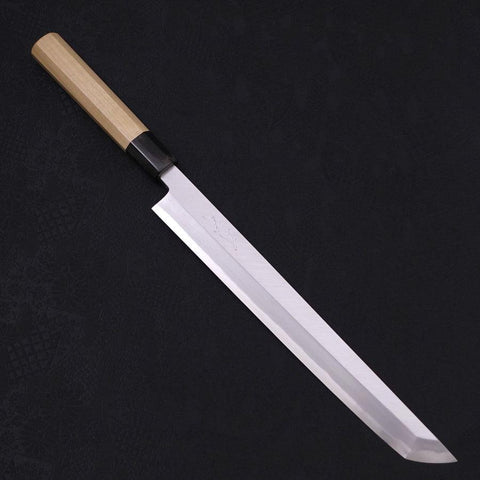 Sakimaru Takohiki Blue steel #2 Kasumi Buffalo Magnolia Handle 270mm-Blue steel #2-Kasumi-Japanese Handle-[Musashi]-[Japanese-Kitchen-Knives]