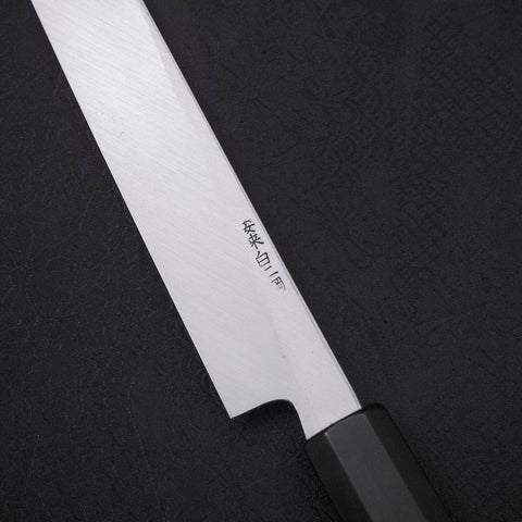 Sakimaru Takohiki White steel #2 Kasumi Buffalo Ebony Handle 270mm-White steel #2-Kasumi-Japanese Handle-[Musashi]-[Japanese-Kitchen-Knives]