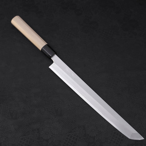 Sakimaru Takohiki White steel #2 Kasumi Buffalo Handle 270mm-White steel #2-Kasumi-Japanese Handle-[Musashi]-[Japanese-Kitchen-Knives]