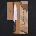 Santoku AUS-10 Wave Nickel Damascus Western Handle 180mm-AUS-10-Damascus-Western Handle-[Musashi]-[Japanese-Kitchen-Knives]