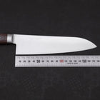 Santoku AUS-8 Polished Western Mahogany Handle 180mm-AUS-8-Polished-Japanese Handle-[Musashi]-[Japanese-Kitchen-Knives]