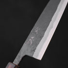 Santoku Blue steel #2 Kurouchi Sumi Urushi Handle 165mm-Blue steel #2-Kurouchi-Japanese Handle-[Musashi]-[Japanese-Kitchen-Knives]