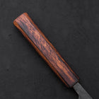 Santoku Blue steel #2 Kurouchi Sumi Urushi Handle 165mm-Blue steel #2-Kurouchi-Japanese Handle-[Musashi]-[Japanese-Kitchen-Knives]