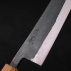 Santoku Blue steel #2 Kurouchi Yaki-Urushi Handle 165mm-Blue steel #2-Kurouchi-Japanese Handle-[Musashi]-[Japanese-Kitchen-Knives]