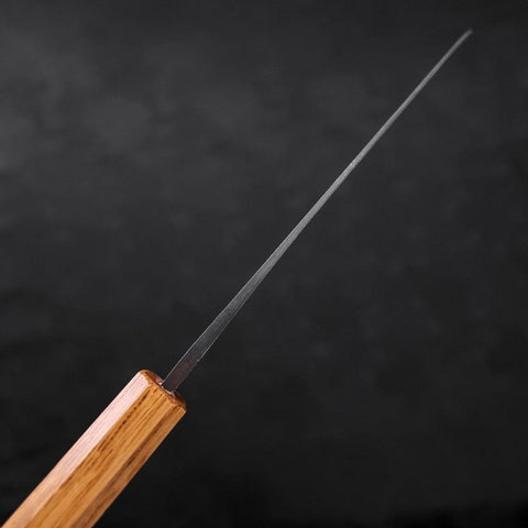 Santoku Blue steel #2 Kurouchi Yaki-Urushi Handle 165mm-[Musashi]-[Japanese-Kitchen-Knives]