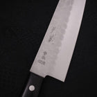 Santoku Blue steel #2 Tsuchime Stainless Clad Western Handle 170mm-Blue steel #2-Tsuchime-Western Handle-[Musashi]-[Japanese-Kitchen-Knives]