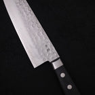 Santoku Blue steel #2 Tsuchime Stainless Clad Western Handle 175mm-Blue steel #2-Tsuchime-Western Handle-[Musashi]-[Japanese-Kitchen-Knives]