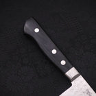 Santoku Blue steel #2 Tsuchime Stainless Clad Western Handle 175mm-Blue steel #2-Tsuchime-Western Handle-[Musashi]-[Japanese-Kitchen-Knives]