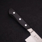 Santoku Blue steel #2 Tsuchime Stainless Clad Western Handle 180mm-Blue steel #2-Tsuchime-Western Handle-[Musashi]-[Japanese-Kitchen-Knives]