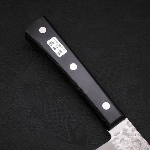 Santoku Chromax Tsuchime Western Handle 165mm-Polished-Western Handle-[Musashi]-[Japanese-Kitchen-Knives]