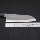 Santoku HAP-40 High Speed Tool Stee Dark Blue Urushi Handle 170mm-Polished-HAP-40-Japanese Handle-[Musashi]-[Japanese-Kitchen-Knives]