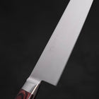 Santoku Molybdenum Polished Western Mahogany Handle 180mm-Polished-Molybdenum-Western Handle-[Musashi]-[Japanese-Kitchen-Knives]