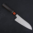 Santoku SG-2 Damascus Buffalo Ebony Handle 165mm-Damascus-SG-2-Japanese Handle-[Musashi]-[Japanese-Kitchen-Knives]