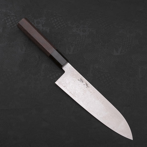 Santoku SG-2 Damascus Buffalo Wenge Handle 180mm-SG-2-Damascus-Japanese Handle-[Musashi]-[Japanese-Kitchen-Knives]