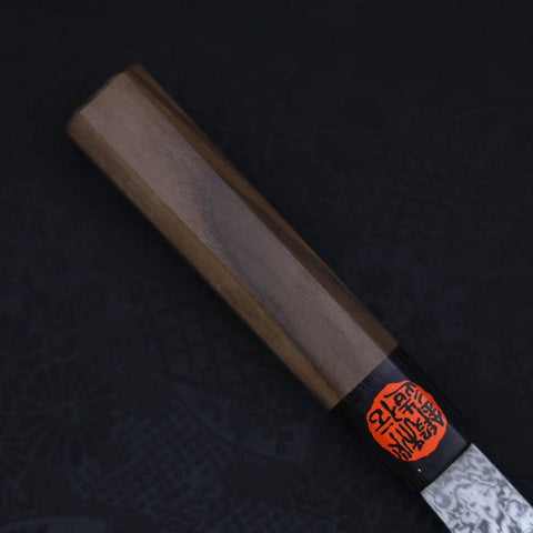 Santoku SG-2 Damascus Walnut Handle 165mm-Damascus-SG-2-Japanese Handle-[Musashi]-[Japanese-Kitchen-Knives]