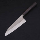 Santoku SKD11 Nashiji Ebony Handle 165mm-SKD11-Nashiji-Japanese Handle-[Musashi]-[Japanese-Kitchen-Knives]