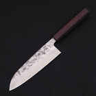 Santoku SLD Nashiji Washi Purple Urushi Handle 165mm-SLD-Nashiji Washi-Japanese Handle-[Musashi]-[Japanese-Kitchen-Knives]