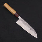 Santoku SLD Nashiji Washi Zelkova Handle 165mm-SLD-Nashiji Washi-Japanese Handle-[Musashi]-[Japanese-Kitchen-Knives]