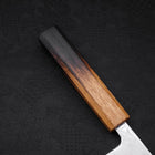 Santoku SLD Wave Nickel Damascus Yaki Urushi Handle 165mm-SLD-Damascus-Japanese Handle-[Musashi]-[Japanese-Kitchen-Knives]