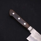 Santoku Silver Steel #3 Nashiji Western Handle 180mm-Silver steel #3-Nashiji-Western Handle-[Musashi]-[Japanese-Kitchen-Knives]