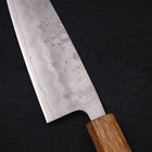 Santoku Silver Steel #3 Nashiji Yaki Urushi Handle 165mm-Silver steel #3-Nashiji-Japanese Handle-[Musashi]-[Japanese-Kitchen-Knives]