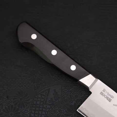 Santoku Sweden Stainless Steel Polished Western Handle 180mm-Polished-Western Handle-[Musashi]-[Japanese-Kitchen-Knives]