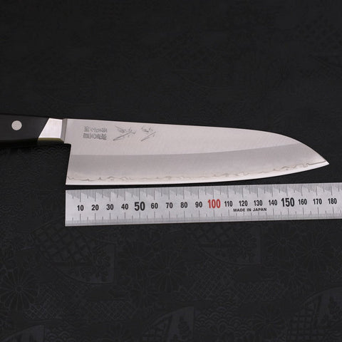 Santoku Sweden Stainless Steel Polished Western Handle 180mm-Polished-Western Handle-[Musashi]-[Japanese-Kitchen-Knives]