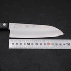 Santoku VG-1 Polished Western Black Handle 140mm-Polished-VG-1-Western Handle-[Musashi]-[Japanese-Kitchen-Knives]