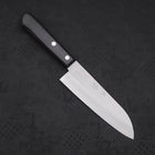 Santoku VG-1 Polished Western Black Handle 140mm-Polished-VG-1-Western Handle-[Musashi]-[Japanese-Kitchen-Knives]