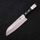 Santoku VG-1 Polished Western Black Handle 165mm Limited-Polished-VG-1-Western Handle-[Musashi]-[Japanese-Kitchen-Knives]