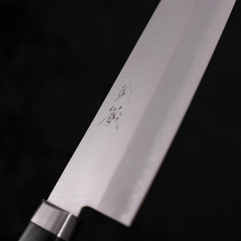 Santoku VG-1 Polished Western Black Handle 170mm-Polished-VG-1-Western Handle-[Musashi]-[Japanese-Kitchen-Knives]